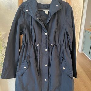 Light Navy rain jacket HM